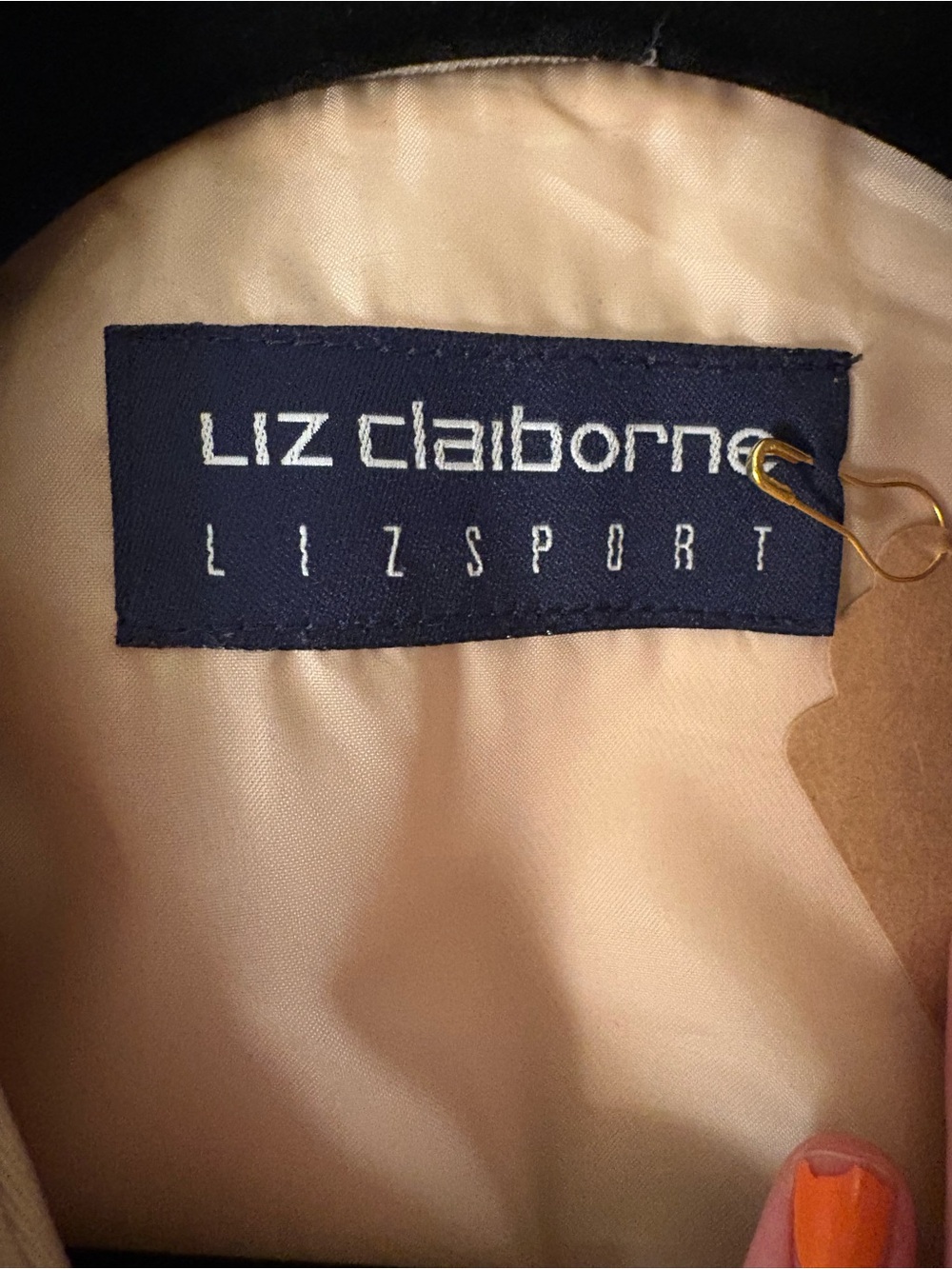 Liz Claiborne Beige Classic Single-Breasted Trench Jacket - Picture 2 of 5